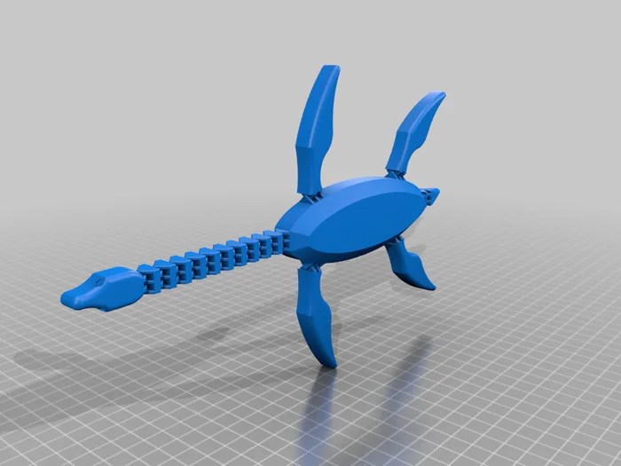 Flexi Nessie, a preview image from Thingiverse