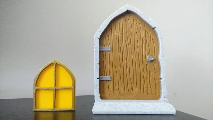 Enchanted Fairy Door & Window, a preview image from Thingiverse
