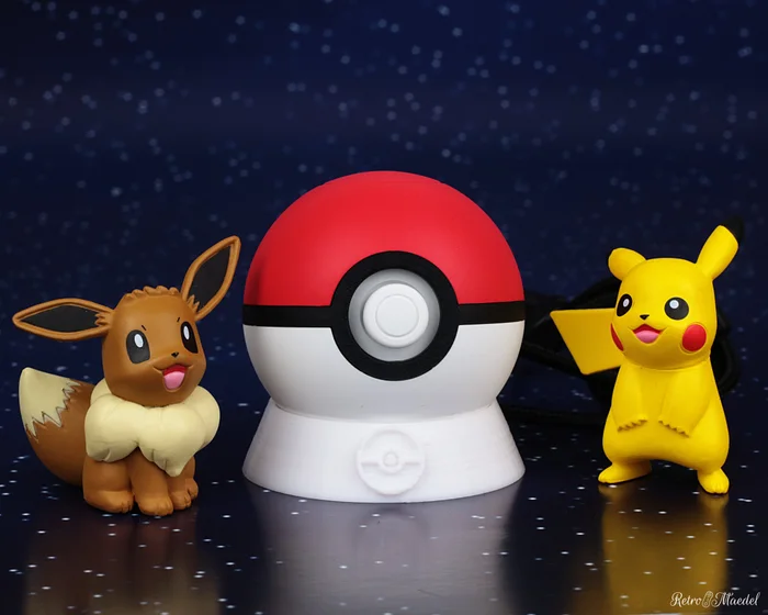 Pokemon Pokeball Plus - Nintendo Switch - Controller Stand, a preview image from Thingiverse