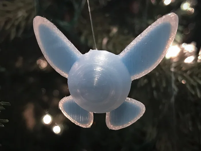 The Legend of Zelda - Navi Hanging Ornament (Fairy from Ocarina of Time), a preview image from Thingiverse