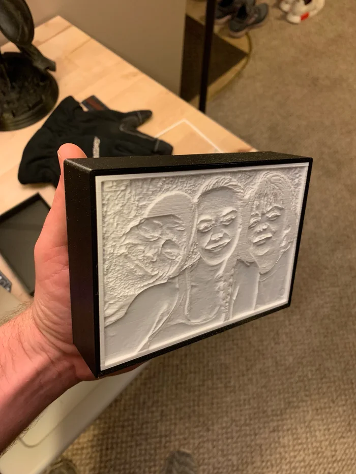 Simple Lithophane Box, a preview image from Thingiverse