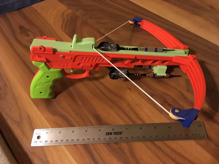 dart-o-matic dart launcher, a preview image from Thingiverse