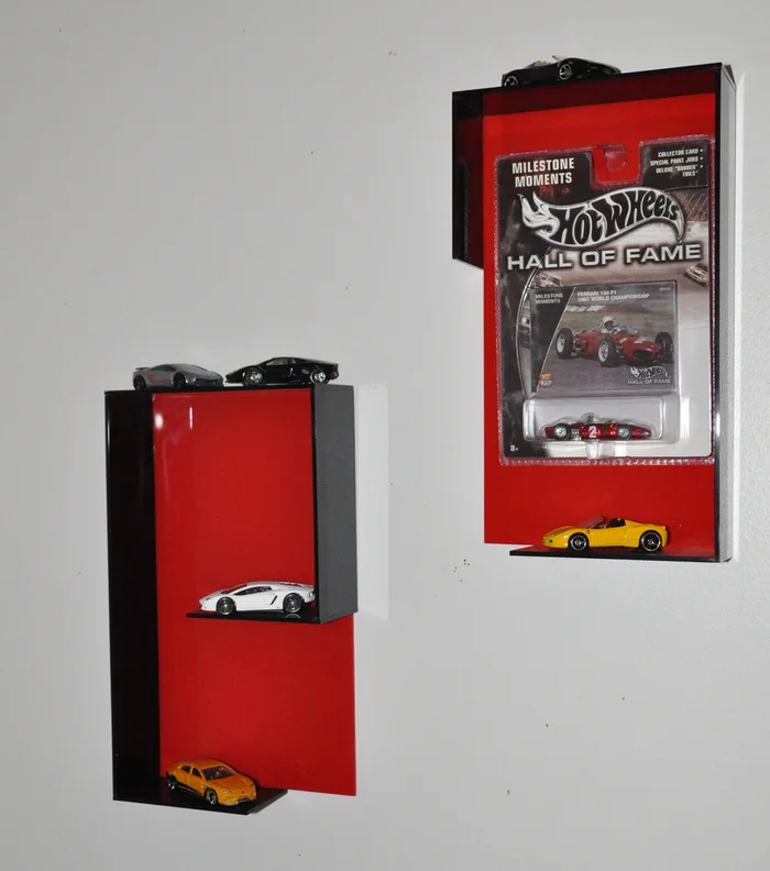 Hot Wheels car holder displays, a preview image from Thingiverse