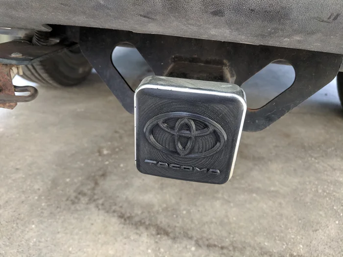 Toyota OEM Style Trailer Hitch Cover / Plug, a preview image from Thingiverse