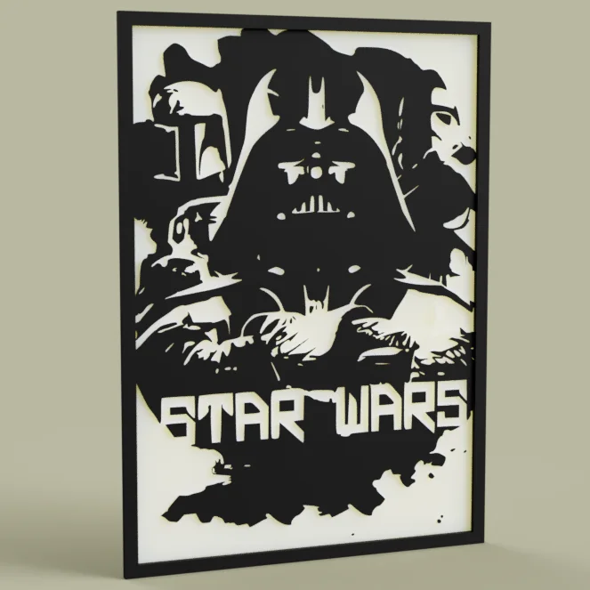 StarWars DarthVader BobaFett Stormtrooper, a preview image from Thingiverse