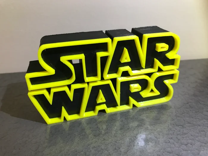 Star Wars Logo, a preview image from Thingiverse