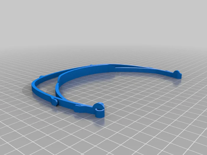 Very fast print 10g Face Shield / Visière COVID-19, a preview image from Thingiverse