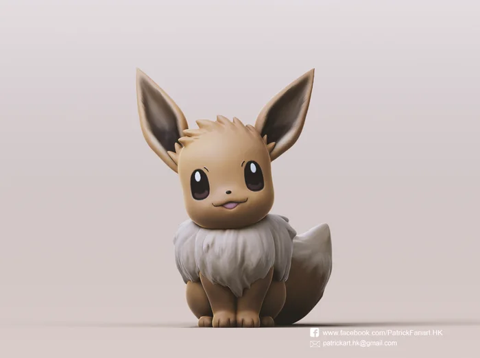 Eevee(Pokemon), a preview image from Thingiverse