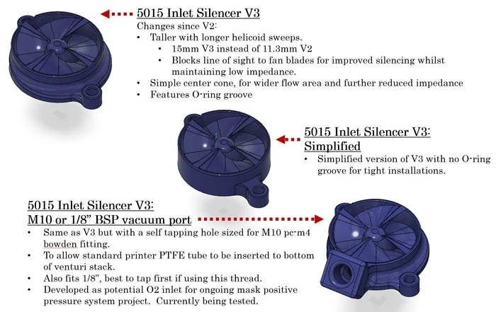 5015 fan silencer, a preview image from Thingiverse