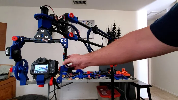 CNC 6-axis Motion controlled Camera platform, a preview image from Thingiverse