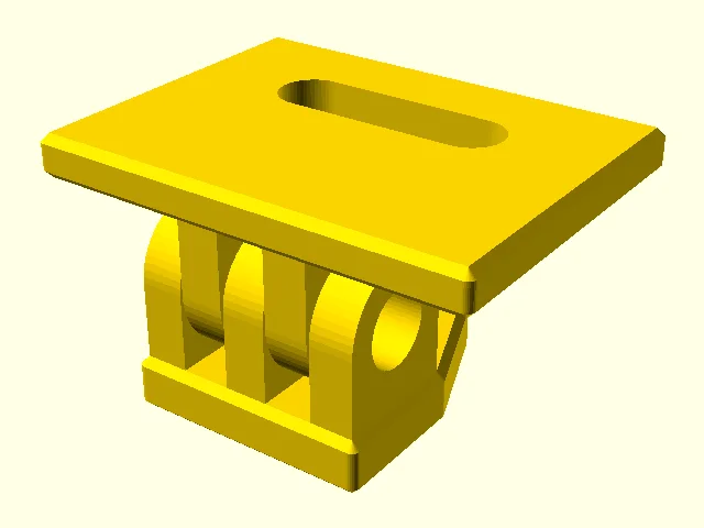 Customizable Tripod Head, a preview image from Thingiverse