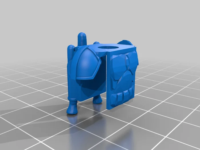Accurate Brick-Like Mando Armor, a preview image from Thingiverse