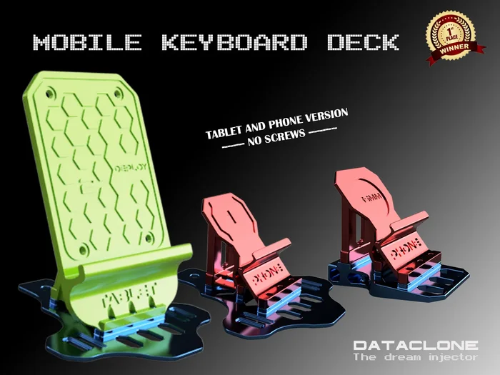 Mobile Keyboard Deck Stand, a preview image from Thingiverse
