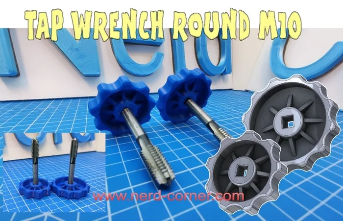 Tap wrench M10, a preview image from Thingiverse