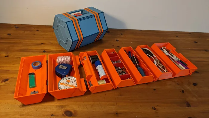 Hexx Case Tool Roll, a preview image from Thingiverse