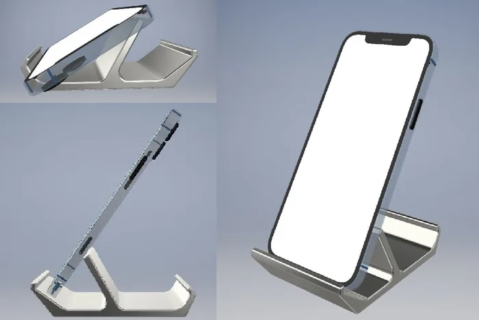 Smartphone holder / Handy holder, a preview image from Thingiverse