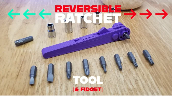 Reversible Ratchet Tool, a preview image from Thingiverse