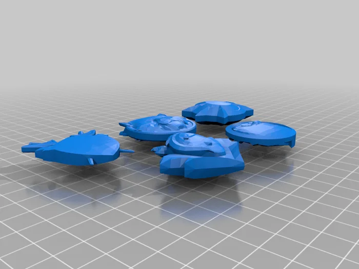 fortnite medallion set, a preview image from Thingiverse