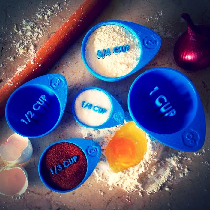 Measuring Cups, a preview image from Thingiverse