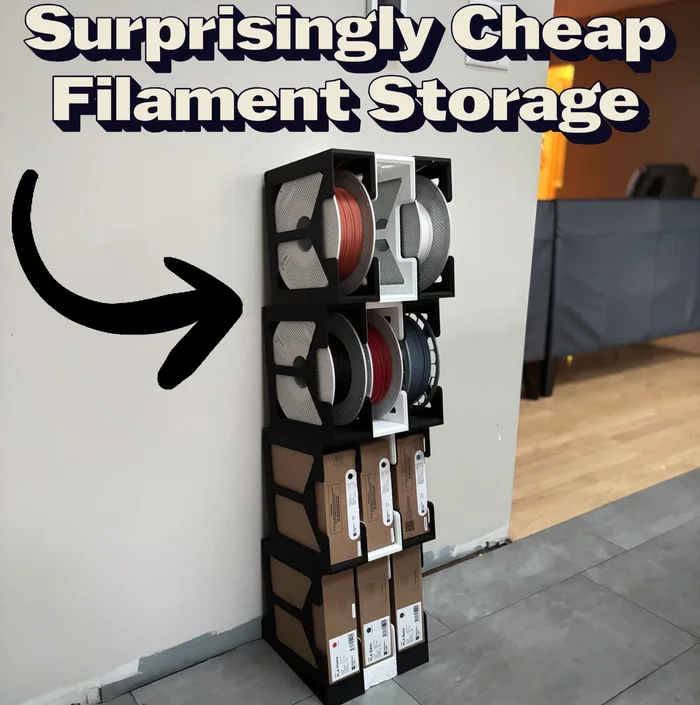 Cheap Filament Storage, a preview image from Thingiverse