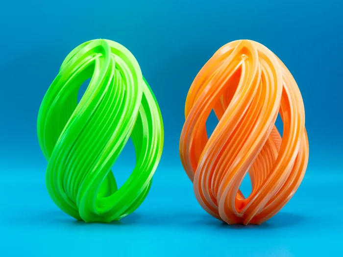 Bold Spiral Ribbon Easter Eggs 2026, a preview image from Thingiverse