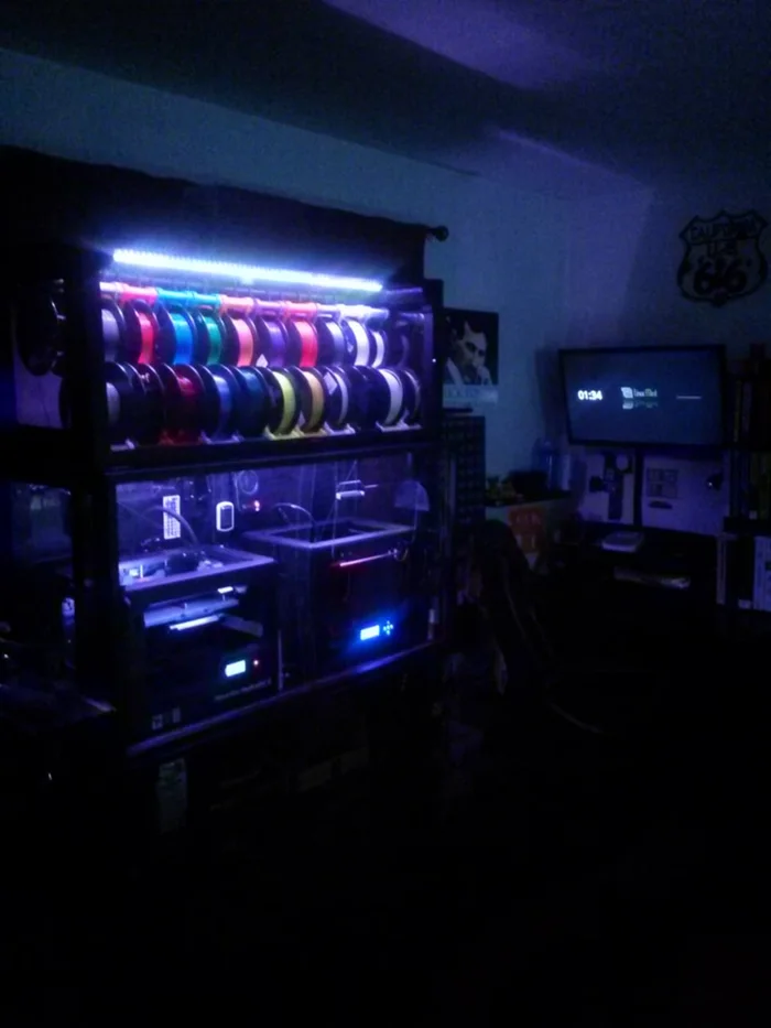 Printer Enclosure with all print files, a preview image from Thingiverse