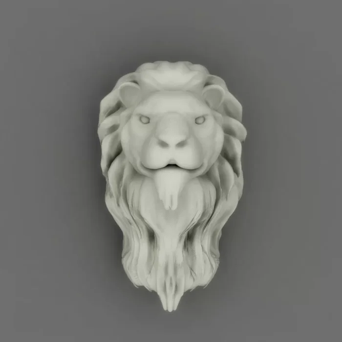 Lion Head, a preview image from Threeding