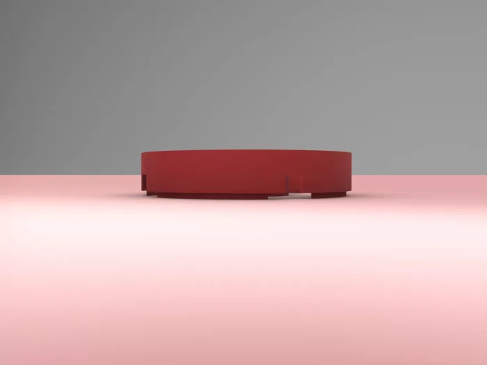 LEGO Round Flat Tile 2X2 with Hole, a preview image from Threeding