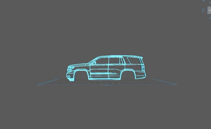 Chevrolet - Tahoé Wall Art, a preview image from Threeding