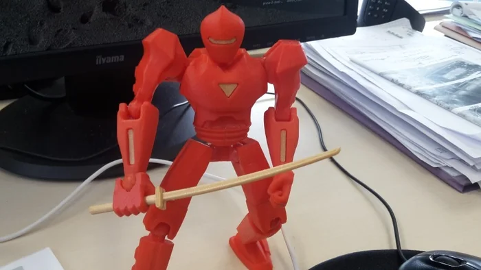 Articulated armor robot, a preview image from Treatstock
