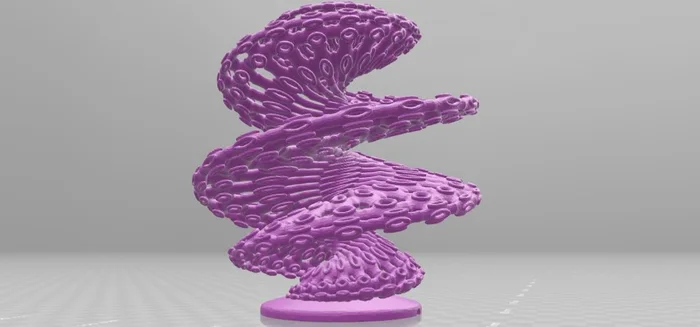 HyperbolicHelicoid a la Schwarz Lamp - by Dizingof, a preview image from Treatstock