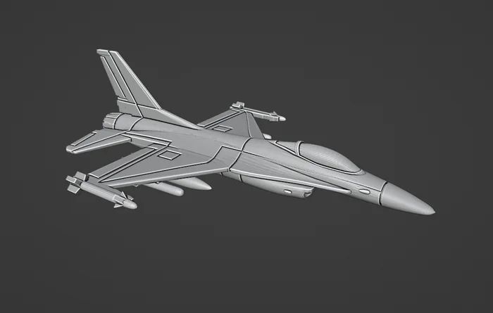 General Dynamics F-16C Fighting Falcon, a preview image from Wargaming3D